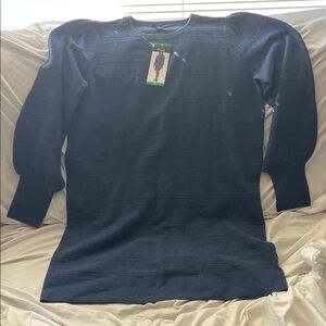 Dalia Navy Sweater Dress